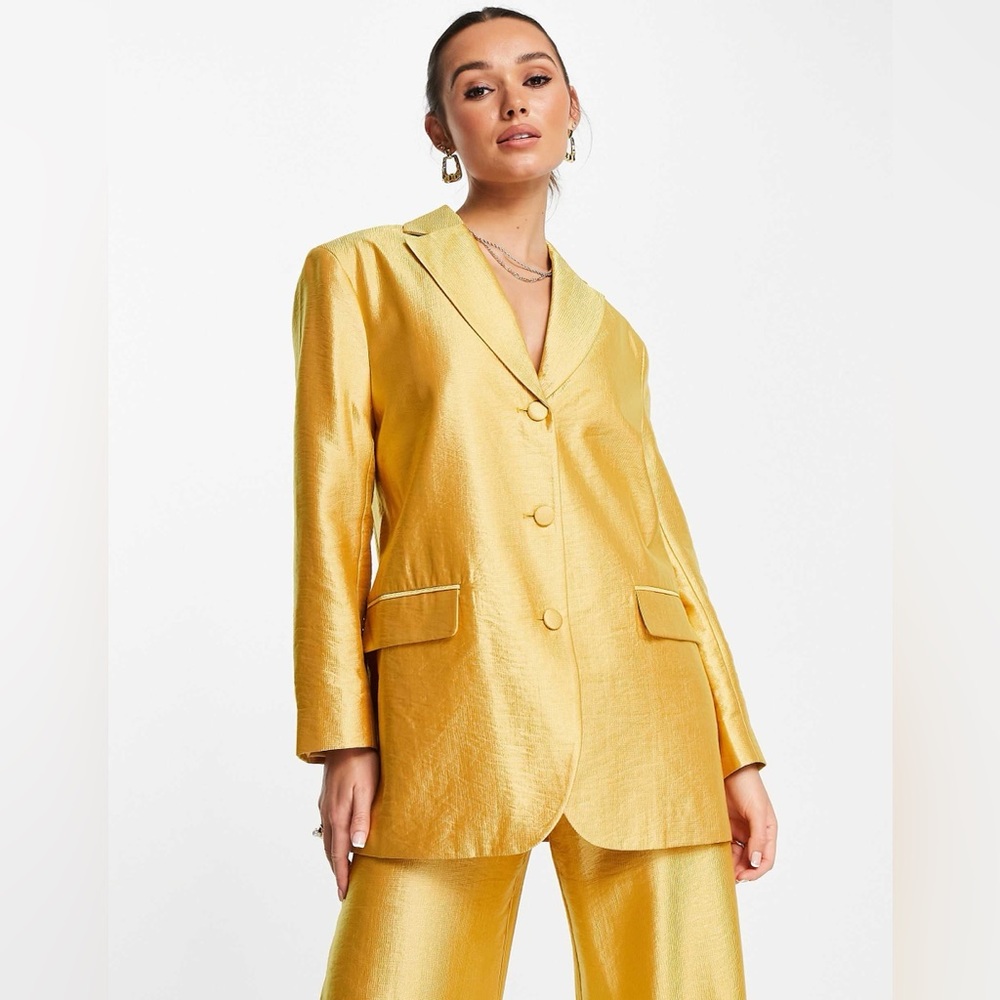 ASOS Design gold suit